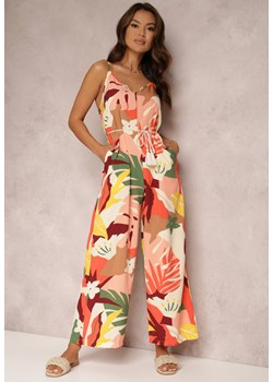 Różowy Kombinezon Queally ze sklepu Renee odzież w kategorii Kombinezony damskie - zdjęcie 157071711