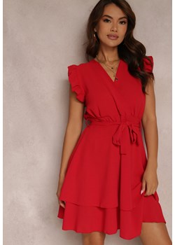Czerwona Sukienka Tarf ze sklepu Renee odzież w kategorii Sukienki - zdjęcie 157071773