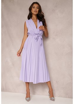 Jasnofioletowa Sukienka Volantis ze sklepu Renee odzież w kategorii Sukienki - zdjęcie 157071843