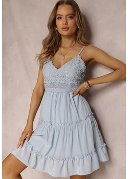 Niebieska Sukienka Iolosyne ze sklepu Renee odzież w kategorii Sukienki - zdjęcie 157071923