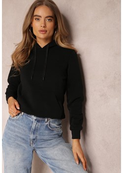 Czarna Bluza z Kapturem Aweja ze sklepu Renee odzież w kategorii Bluzy damskie - zdjęcie 157072603