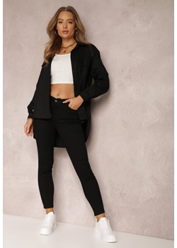 Czarne Spodnie Skinny Eulalia ze sklepu Renee odzież w kategorii Spodnie damskie - zdjęcie 157073012