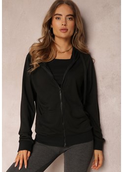 Czarna Bluza Rhodothee ze sklepu Renee odzież w kategorii Bluzy damskie - zdjęcie 157073234