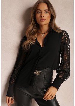Czarna Koszula Apostoros ze sklepu Renee odzież w kategorii Koszule damskie - zdjęcie 157073343