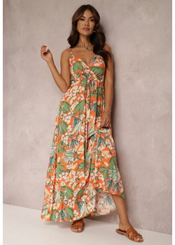 Pomarańczowa Sukienka Nourane ze sklepu Renee odzież w kategorii Sukienki - zdjęcie 157073483