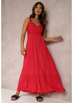 Czerwona Sukienka Chryazire ze sklepu Renee odzież w kategorii Sukienki - zdjęcie 157073503