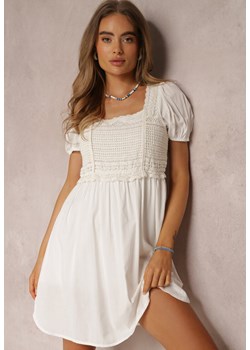 Biała Sukienka Bawełniana Xysnea ze sklepu Renee odzież w kategorii Sukienki - zdjęcie 157073623