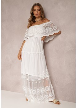 Biała Sukienka Bassam ze sklepu Renee odzież w kategorii Sukienki - zdjęcie 157073763