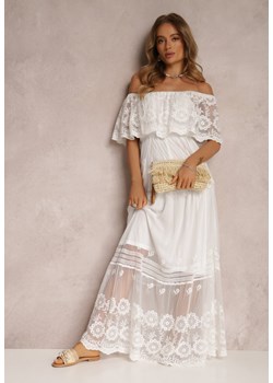Biała Sukienka Bassam ze sklepu Renee odzież w kategorii Sukienki - zdjęcie 157073764