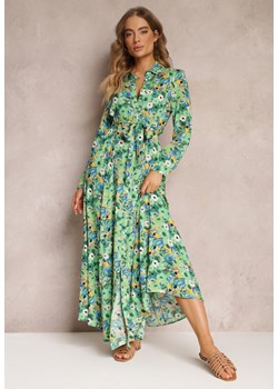 Jasnozielona Sukienka Salmela ze sklepu Renee odzież w kategorii Sukienki - zdjęcie 157074431