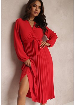 Czerwona Sukienka Phloroe ze sklepu Renee odzież w kategorii Sukienki - zdjęcie 157075454