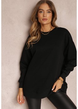 Czarna Bluza Oversize z Polarem Hosarran ze sklepu Renee odzież w kategorii Bluzy damskie - zdjęcie 157076130