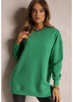 Zielona Bluza Oversize z Polarem Hosarran ze sklepu Renee odzież w kategorii Bluzy damskie - zdjęcie 157076140