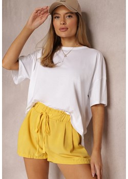 Żółte Szorty Deldo ze sklepu Renee odzież w kategorii Szorty - zdjęcie 157077110