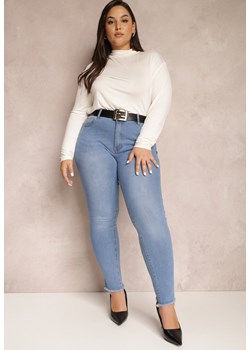 Niebieskie Jeansy Skinny Zalmi ze sklepu Renee odzież w kategorii Jeansy damskie - zdjęcie 157077454