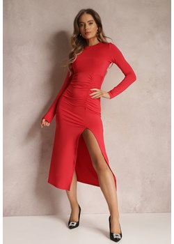 Czerwona Sukienka Gyleanor ze sklepu Renee odzież w kategorii Sukienki - zdjęcie 157082831