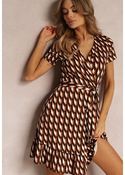 Brązowa Sukienka LaRue ze sklepu Renee odzież w kategorii Sukienki - zdjęcie 157092264