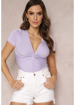 Fioletowa Bluzka Dianamene ze sklepu Renee odzież w kategorii Bluzki damskie - zdjęcie 157096420