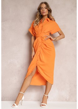 Pomarańczowa Sukienka Agotis ze sklepu Renee odzież w kategorii Sukienki - zdjęcie 157097120