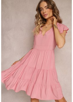 Ciemnoróżowa Sukienka Anileia ze sklepu Renee odzież w kategorii Sukienki - zdjęcie 157100201