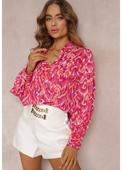 Różowa Koszula w Fantazyjny Print Merrell ze sklepu Renee odzież w kategorii Koszule damskie - zdjęcie 157102913