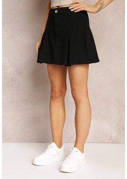 Czarna Rozkloszowana Spódnica Jeansowa Nyna ze sklepu Renee odzież w kategorii Spódnice - zdjęcie 157107374