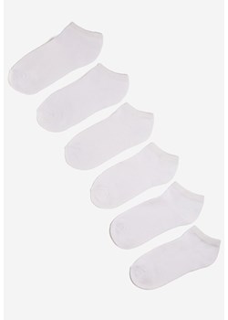 Białe 5-pack Skarpet Przed Kostkę Fenfis ze sklepu Renee odzież w kategorii Skarpetki damskie - zdjęcie 157115334