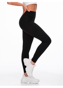 Spodnie damskie legginsy 221PLR - czarne ze sklepu Edoti w kategorii Spodnie damskie - zdjęcie 157117151