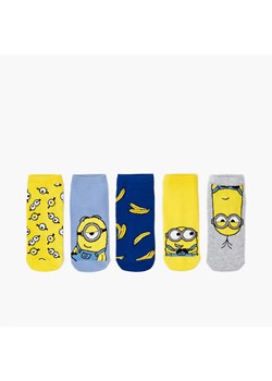 Cropp - 5 pack skarpetek z Minionkami - żółty ze sklepu Cropp w kategorii Skarpetki damskie - zdjęcie 157119074