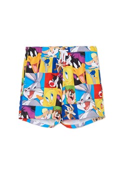 Cropp - Szorty plażowe Looney Tunes - niebieski ze sklepu Cropp w kategorii Kąpielówki - zdjęcie 157119080