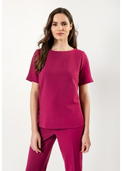 Elegancka bluzka w amarantowym kolorze ze sklepu Molton w kategorii Bluzki damskie - zdjęcie 157119103