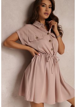 Różowa Sukienka Iphitose ze sklepu Renee odzież w kategorii Sukienki - zdjęcie 157134013