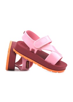 Gumowe sandałki dziecięce na rzep - Zaxy LL385001, różowe ze sklepu ulubioneobuwie w kategorii Sandały dziecięce - zdjęcie 157140054