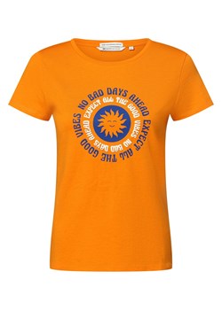 Tom Tailor Denim T-shirt damski Kobiety Bawełna pomarańczowy nadruk ze sklepu vangraaf w kategorii Bluzki damskie - zdjęcie 157149143
