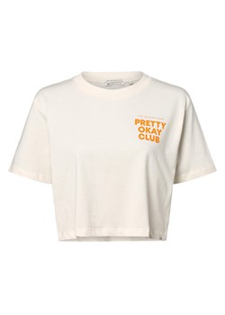Tom Tailor Denim T-shirt damski Kobiety Bawełna écru nadruk ze sklepu vangraaf w kategorii Bluzki damskie - zdjęcie 157149144