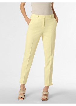 comma Spodnie Kobiety cytrynowy jednolity ze sklepu vangraaf w kategorii Spodnie damskie - zdjęcie 157149190