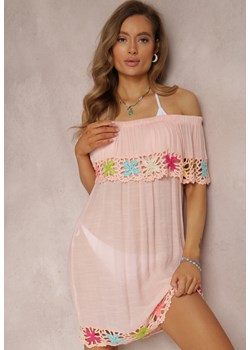Różowa Sukienka Manath ze sklepu Renee odzież w kategorii Odzież plażowa - zdjęcie 157226590