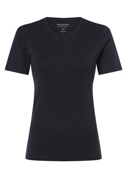 brookshire T-shirt damski Kobiety Bawełna granatowy jednolity ze sklepu vangraaf w kategorii Bluzki damskie - zdjęcie 157226680