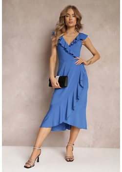Niebieska Sukienka Galare ze sklepu Renee odzież w kategorii Sukienki - zdjęcie 157230072