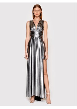 Babylon Sukienka wieczorowa P_S00856 Srebrny Regular Fit ze sklepu MODIVO w kategorii Sukienki - zdjęcie 157248382