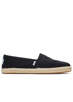 Buty Toms Alpargata Recycled Cotton Rope Espadrille 10019670 - czarne ze sklepu streetstyle24.pl w kategorii Espadryle damskie - zdjęcie 157260871