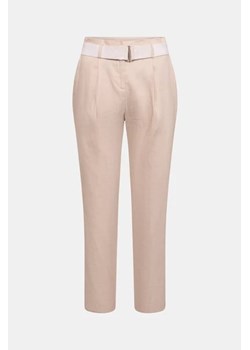 APART Spodnie z lnem - Beżowy - Kobieta - 44 EUR(2XL) ze sklepu Halfprice w kategorii Spodnie damskie - zdjęcie 157272520