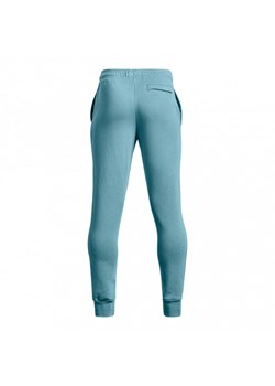 Chłopięce spodnie treningowe UNDER ARMOUR RIVAL FLEECE JOGGERS - niebieskie ze sklepu Sportstylestory.com w kategorii Spodnie chłopięce - zdjęcie 157278030