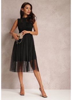 Czarna Sukienka Lawrence ze sklepu Renee odzież w kategorii Sukienki - zdjęcie 157283370