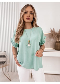 bluzka frisco pistacjowa uni ze sklepu UBRA w kategorii Bluzki damskie - zdjęcie 157288464