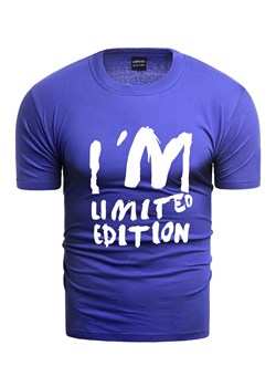 koszulka wm11a - indigo ze sklepu Risardi w kategorii T-shirty męskie - zdjęcie 157293520