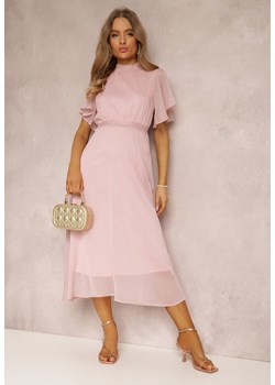 Różowa Sukienka Syrissis ze sklepu Renee odzież w kategorii Sukienki - zdjęcie 157294480