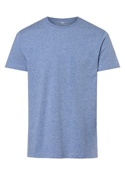 Nils Sundström T-shirt męski Mężczyźni jasnoniebieski marmurkowy ze sklepu vangraaf w kategorii T-shirty męskie - zdjęcie 157300481