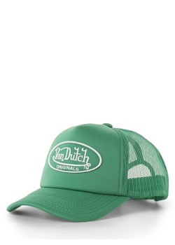 Von Dutch Męska czapka z daszkiem Mężczyźni zielony jednolity ze sklepu vangraaf w kategorii Czapki z daszkiem męskie - zdjęcie 157300511