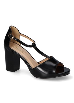 Sandały Lewski 3199 Czarne lico ze sklepu Arturo-obuwie w kategorii Sandały damskie - zdjęcie 157302191
